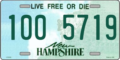 NH license plate 1005719