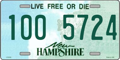 NH license plate 1005724