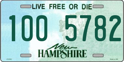 NH license plate 1005782