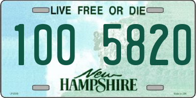 NH license plate 1005820