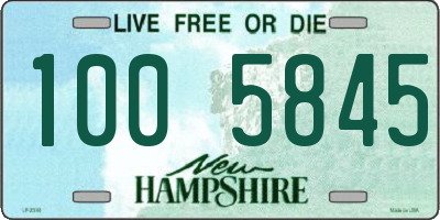 NH license plate 1005845