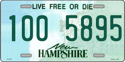 NH license plate 1005895