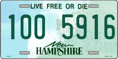 NH license plate 1005916
