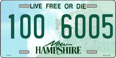 NH license plate 1006005