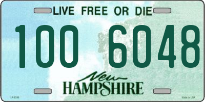 NH license plate 1006048