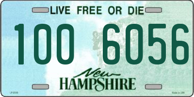 NH license plate 1006056