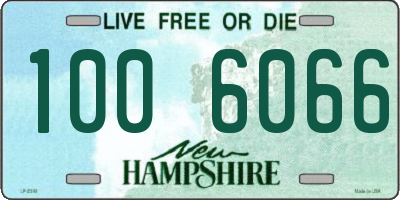 NH license plate 1006066