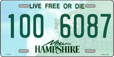 NH license plate 1006087