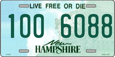 NH license plate 1006088