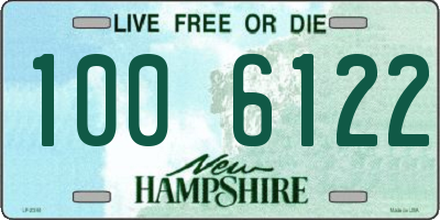 NH license plate 1006122
