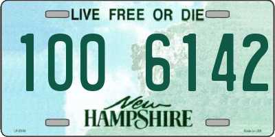 NH license plate 1006142