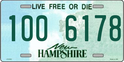 NH license plate 1006178