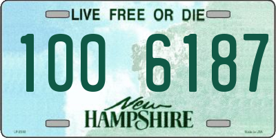 NH license plate 1006187