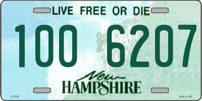 NH license plate 1006207