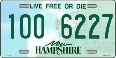 NH license plate 1006227