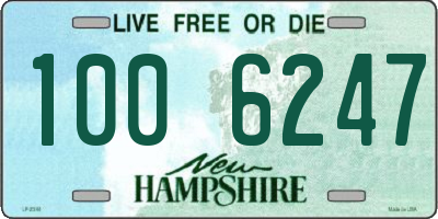 NH license plate 1006247