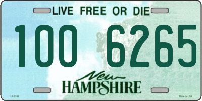 NH license plate 1006265