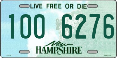 NH license plate 1006276