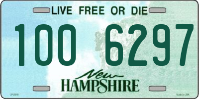 NH license plate 1006297
