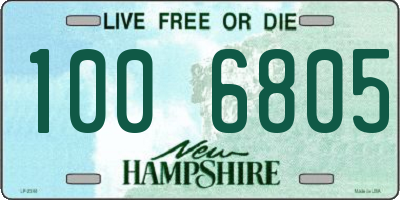 NH license plate 1006805