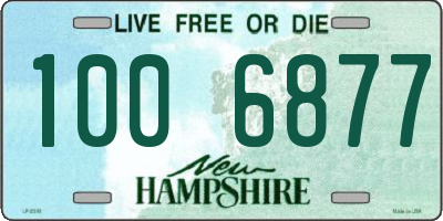 NH license plate 1006877