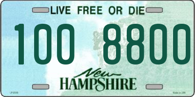 NH license plate 1008800