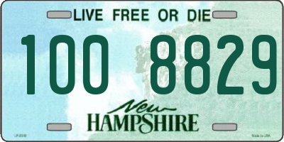 NH license plate 1008829