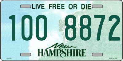 NH license plate 1008872