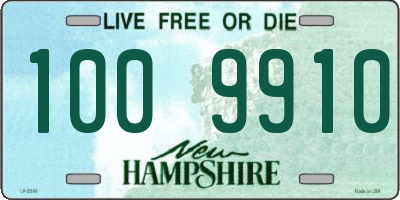 NH license plate 1009910