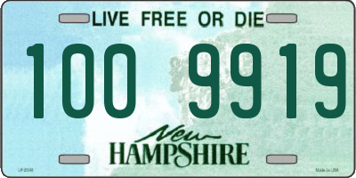NH license plate 1009919