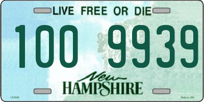 NH license plate 1009939