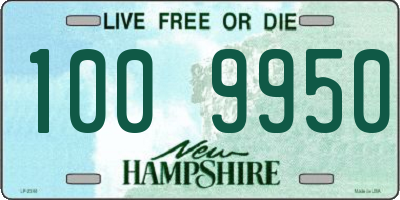 NH license plate 1009950
