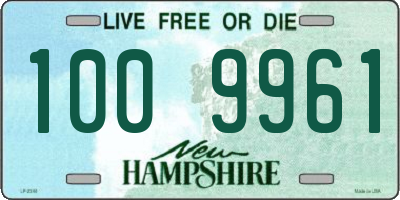 NH license plate 1009961