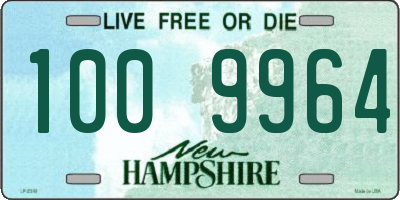 NH license plate 1009964