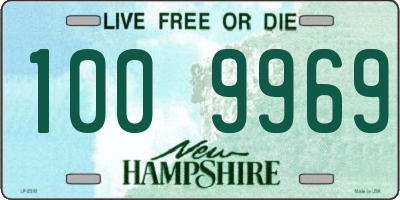 NH license plate 1009969
