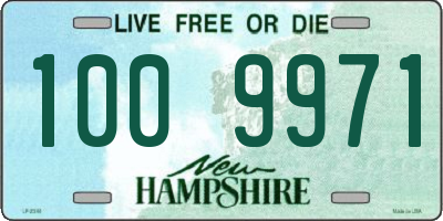 NH license plate 1009971