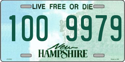 NH license plate 1009979