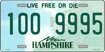 NH license plate 1009995