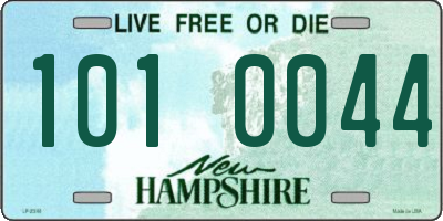 NH license plate 1010044