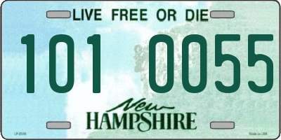 NH license plate 1010055