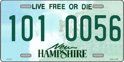 NH license plate 1010056