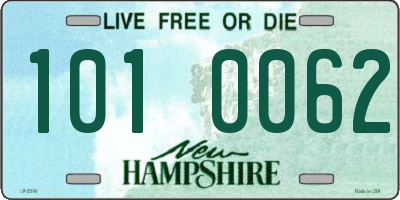 NH license plate 1010062