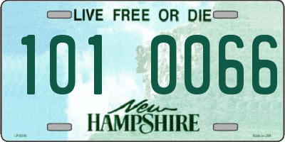 NH license plate 1010066