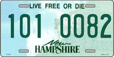 NH license plate 1010082