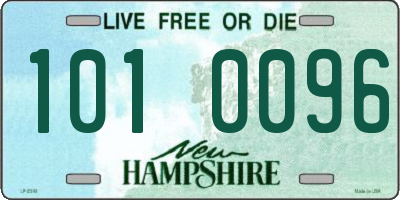 NH license plate 1010096