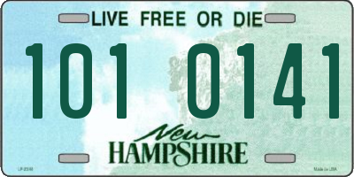 NH license plate 1010141