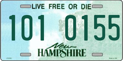 NH license plate 1010155