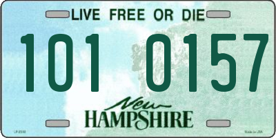 NH license plate 1010157