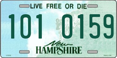 NH license plate 1010159