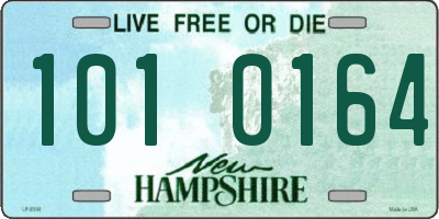 NH license plate 1010164